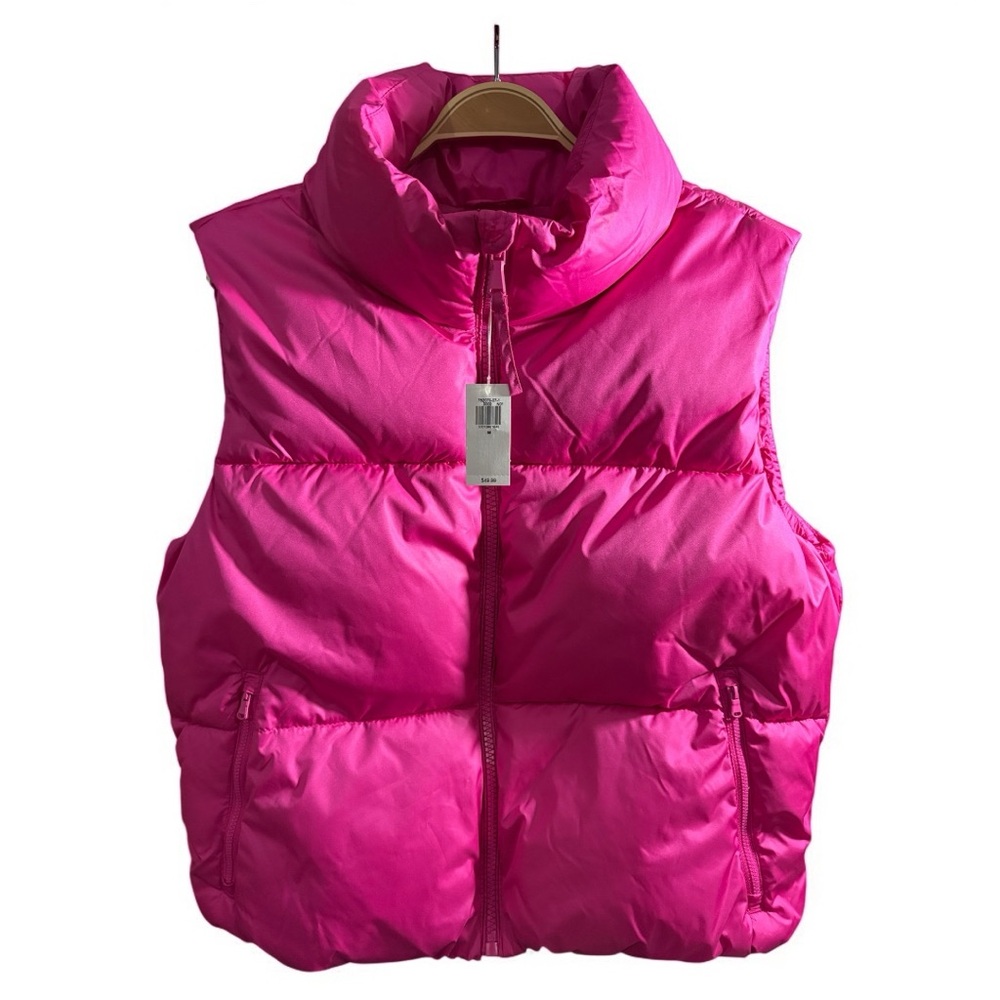Vibrant Pink Puffer Vest